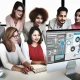 Nhóm chuyên gia làm việc với Make.com để tự động hóa workflow