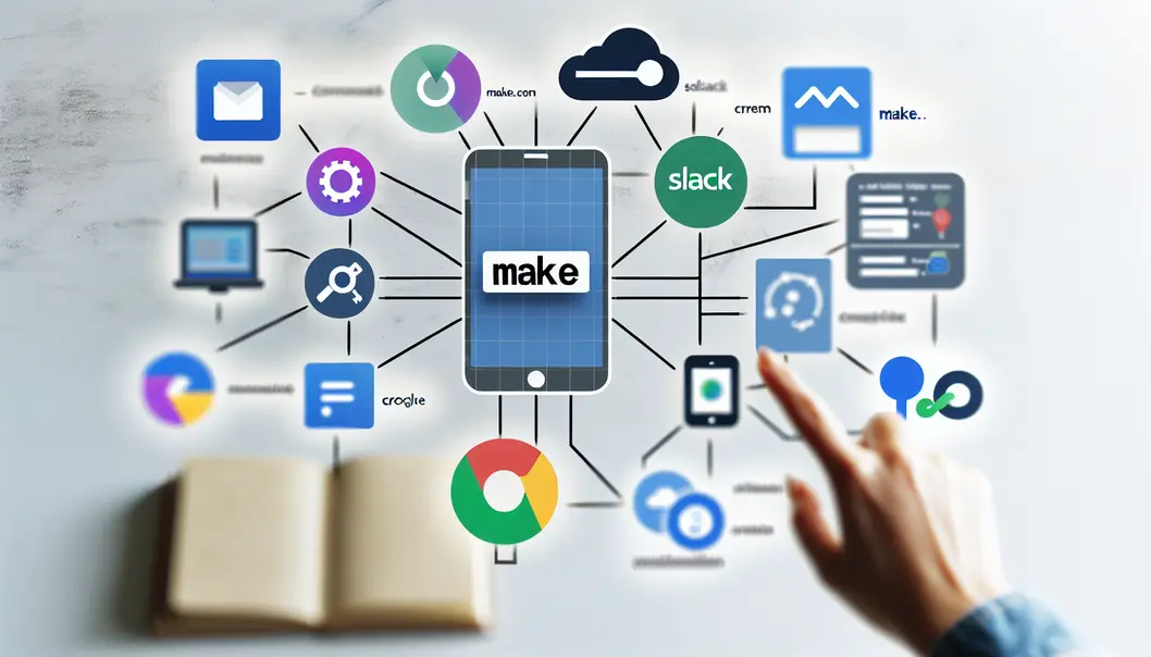 Make.com giúp kết nối các ứng dụng và dịch vụ một cách liền mạch.
